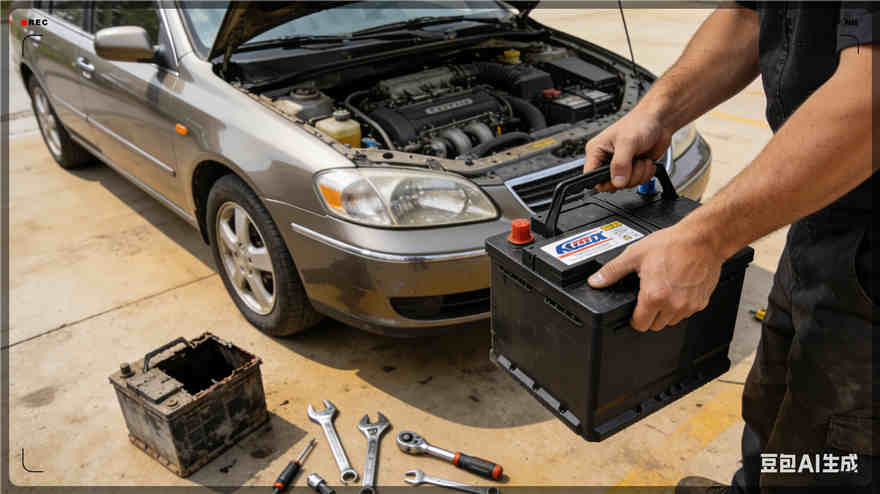 左云汽车换电瓶电话【案例】